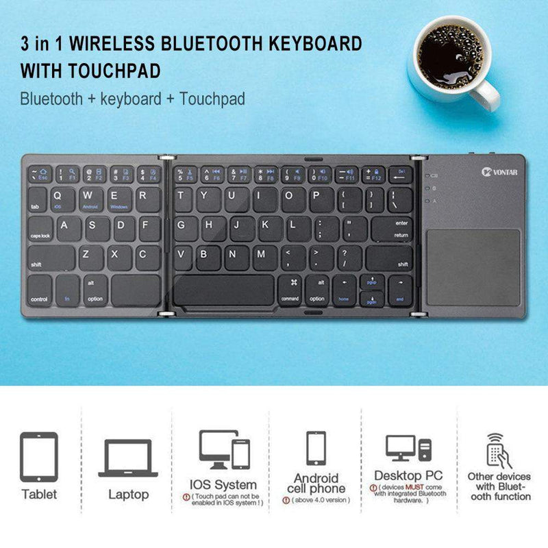 Teclado Dobrável Bluetooth